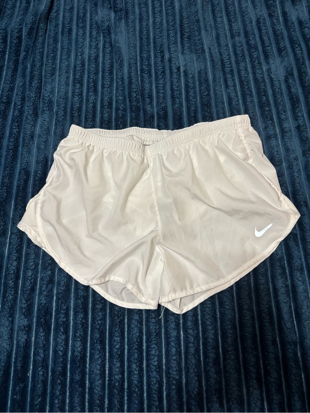 Nike Women's White Dri-FIT Running Shorts